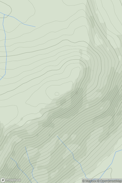 Thumbnail image for Stoban Dubha showing contour plot for surrounding peak