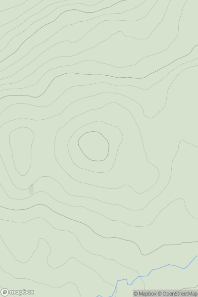 Thumbnail image for Stacain Bealach nan Cabrach showing contour plot for surrounding peak