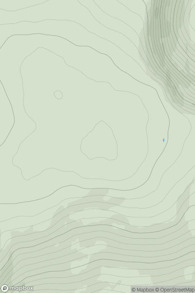 Thumbnail image for Diollaid Coire Eindart showing contour plot for surrounding peak