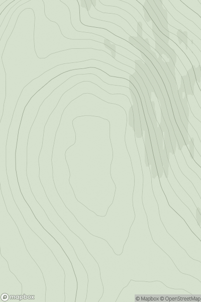 Thumbnail image for Creagan na Corr showing contour plot for surrounding peak