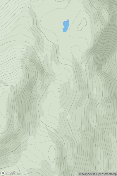 Thumbnail image for Meall nan Tarmachan East Top showing contour plot for surrounding peak