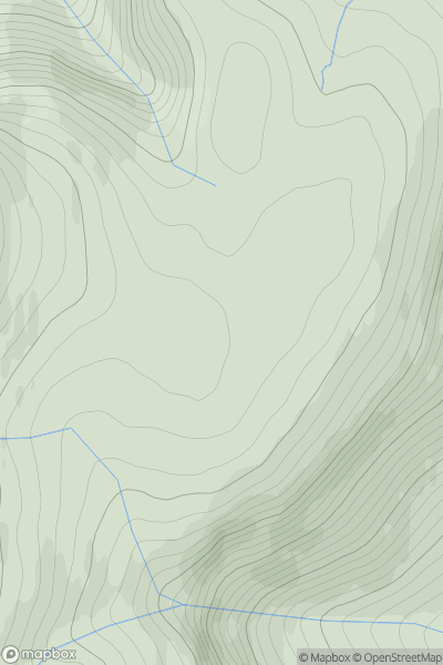 Thumbnail image for Big Brae showing contour plot for surrounding peak