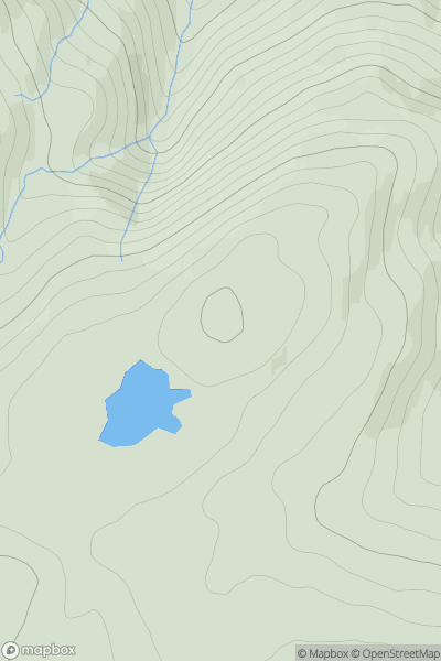 Thumbnail image for Creag nan Craobh showing contour plot for surrounding peak