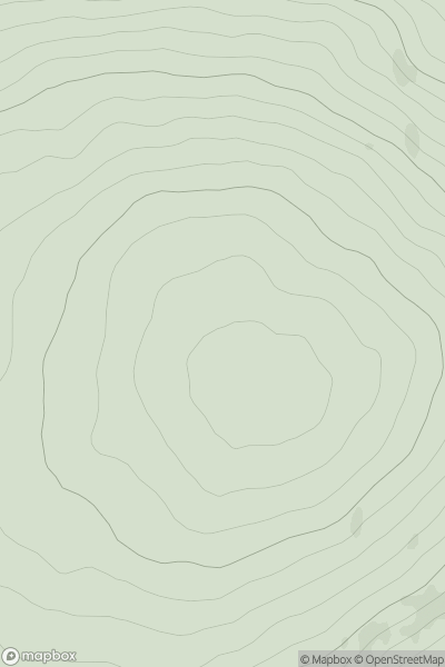Thumbnail image for Meall Liath na Doire showing contour plot for surrounding peak