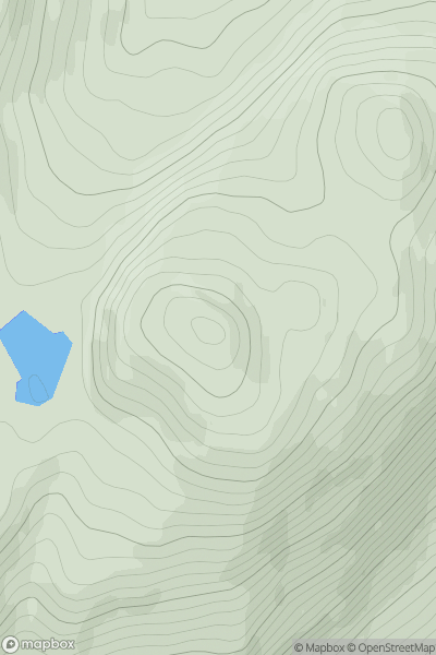 Thumbnail image for Cromadh Mor showing contour plot for surrounding peak