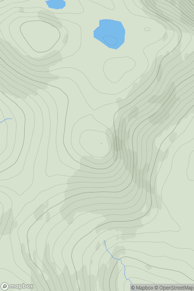 Thumbnail image for Garbh Mheall Mor showing contour plot for surrounding peak