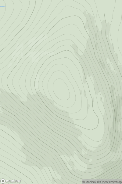 Thumbnail image for Culardoch showing contour plot for surrounding peak