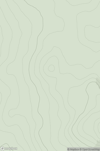 Thumbnail image for Creag Doire na h-Achlaise NW Top showing contour plot for surrounding peak