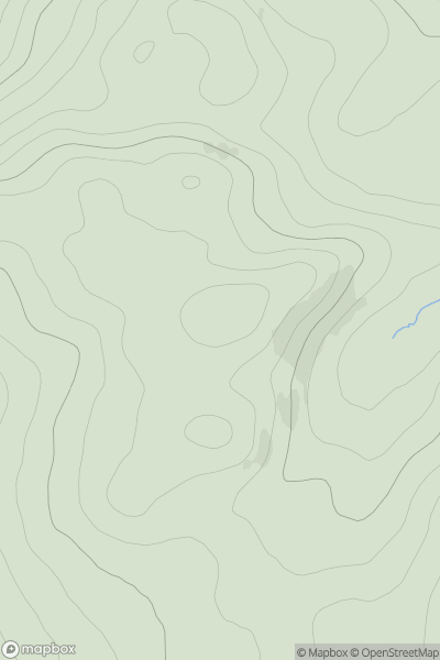 Thumbnail image for Creag a' Ghrianain showing contour plot for surrounding peak