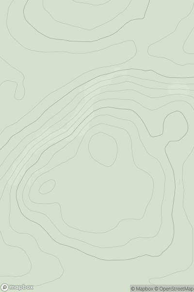 Thumbnail image for Mullach Doir-ath showing contour plot for surrounding peak