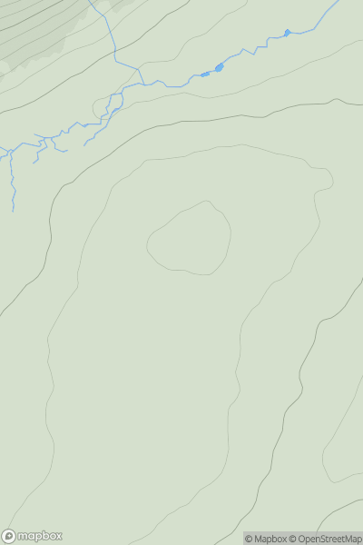 Thumbnail image for Sgurran Dearg showing contour plot for surrounding peak