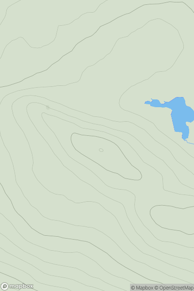 Thumbnail image for Meall Dail-chealach showing contour plot for surrounding peak