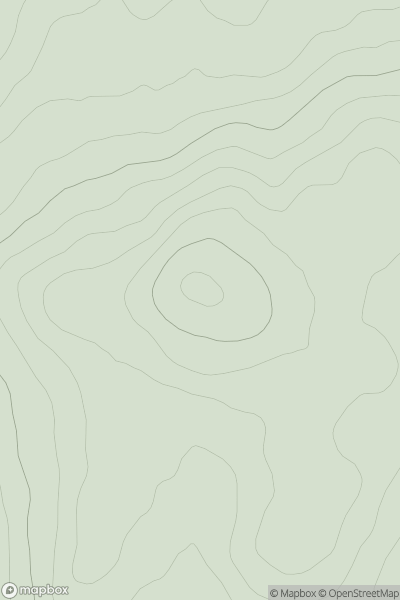 Thumbnail image for Sron Bheag showing contour plot for surrounding peak