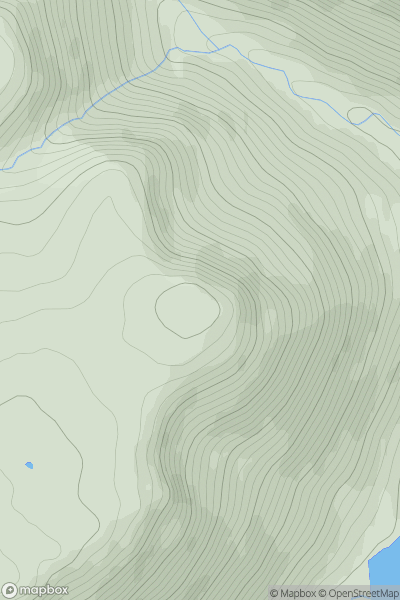 Thumbnail image for Stac Dearg showing contour plot for surrounding peak