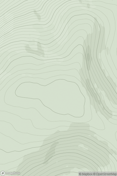 Thumbnail image for Creag an Dail Bheag showing contour plot for surrounding peak