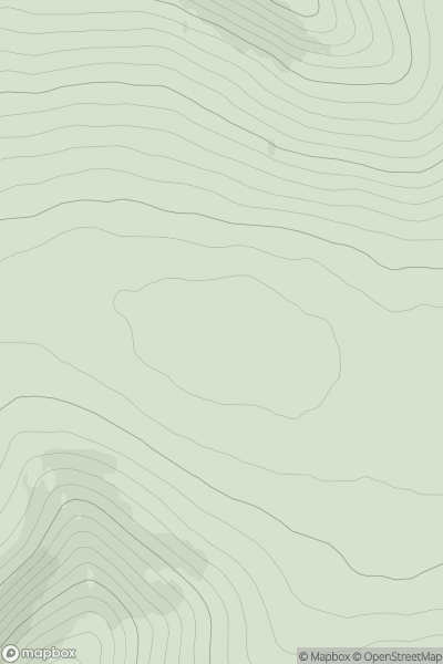 Thumbnail image for Brown Cow Hill showing contour plot for surrounding peak