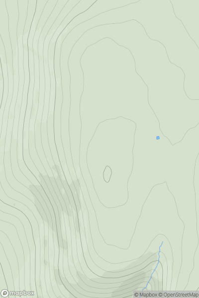Thumbnail image for Carn an Fhiadhain showing contour plot for surrounding peak
