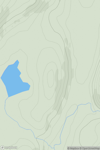 Thumbnail image for Cnapan Loch Tilt showing contour plot for surrounding peak