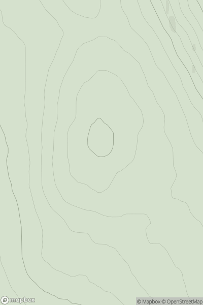 Thumbnail image for Carn a' Mhurraich showing contour plot for surrounding peak