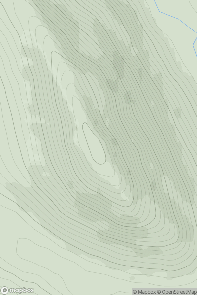 Thumbnail image for Shee of Ardtalnaig (Ciste Buide a' Claidheimh) showing contour plot for surrounding peak