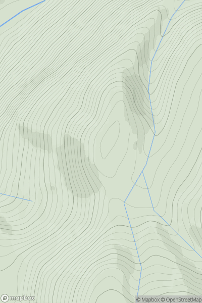 Thumbnail image for Carn Torcaidh showing contour plot for surrounding peak