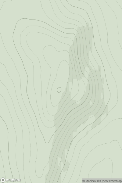 Thumbnail image for Bad an Tuirc showing contour plot for surrounding peak