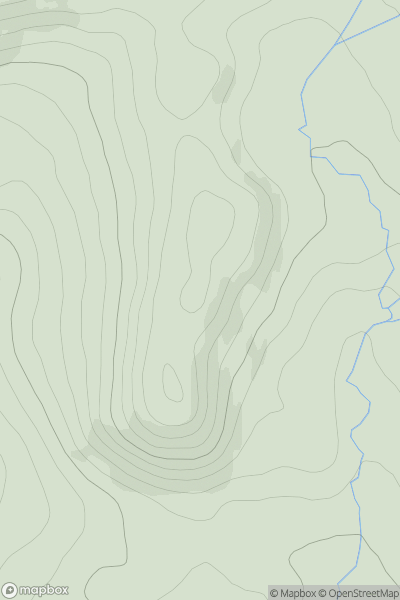 Thumbnail image for Crochton showing contour plot for surrounding peak