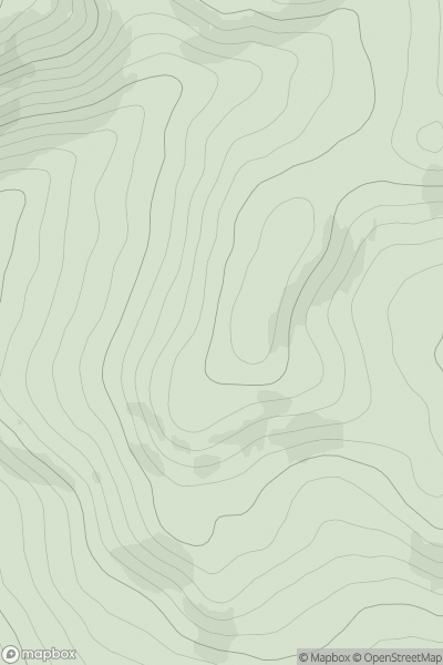 Thumbnail image for Creagan Uaine showing contour plot for surrounding peak