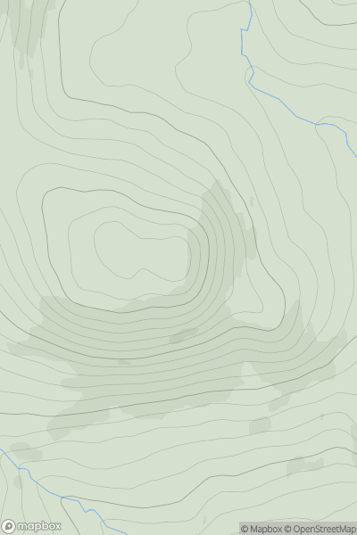 Thumbnail image for Ben Skievie showing contour plot for surrounding peak