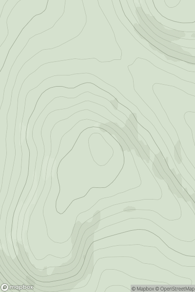 Thumbnail image for Creag Dubh-leitir showing contour plot for surrounding peak