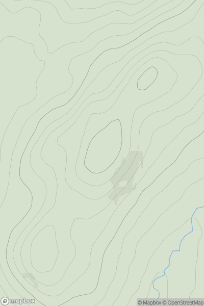 Thumbnail image for Meall Duibhinidh showing contour plot for surrounding peak