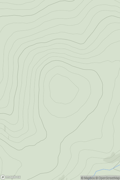 Thumbnail image for Muckle Cairn showing contour plot for surrounding peak