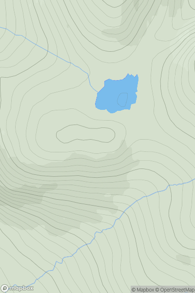 Thumbnail image for Carn Phadruig showing contour plot for surrounding peak