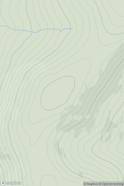 Thumbnail image for Bada na Goibhre showing contour plot for surrounding peak