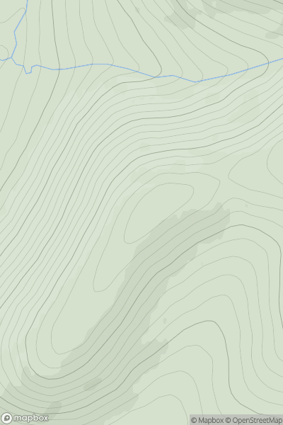 Thumbnail image for Fore Brae showing contour plot for surrounding peak