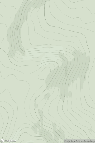 Thumbnail image for Craig of Loinmuie showing contour plot for surrounding peak