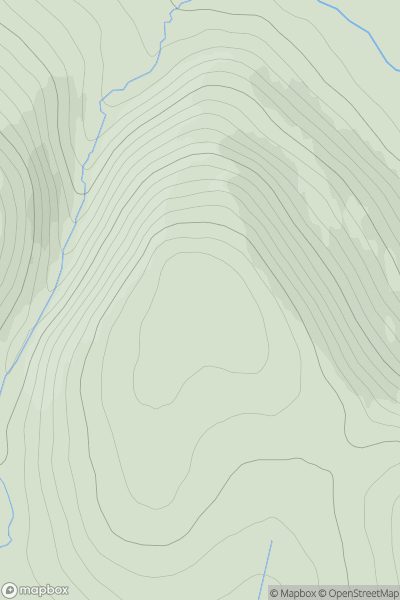 Thumbnail image for Bruntshields showing contour plot for surrounding peak