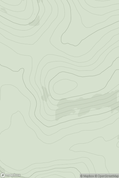 Thumbnail image for Craig of Inchnabobart showing contour plot for surrounding peak