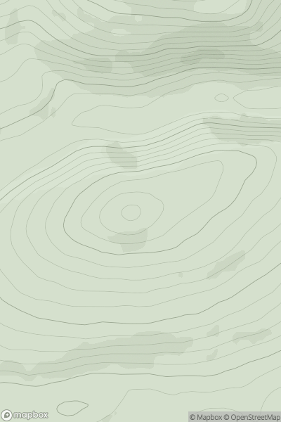 Thumbnail image for Conlawer Hill showing contour plot for surrounding peak