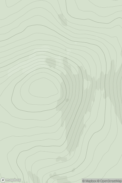 Thumbnail image for Clachnaben showing contour plot for surrounding peak