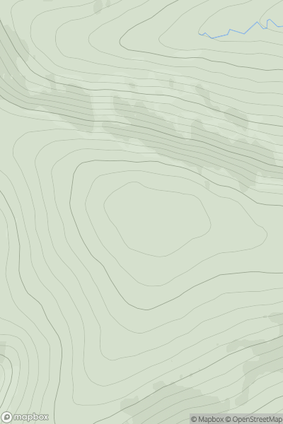 Thumbnail image for Hill of Garbet showing contour plot for surrounding peak