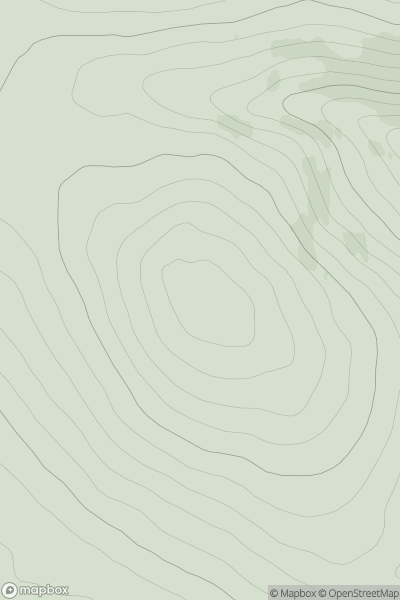 Thumbnail image for Carn na Loine showing contour plot for surrounding peak