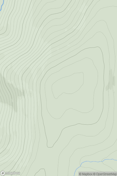 Thumbnail image for Craigmahandle showing contour plot for surrounding peak