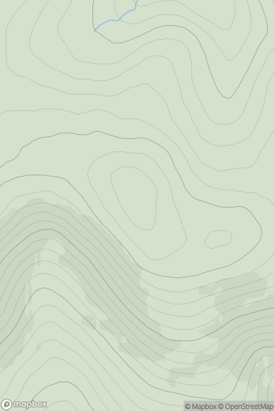 Thumbnail image for Earn Cairn showing contour plot for surrounding peak