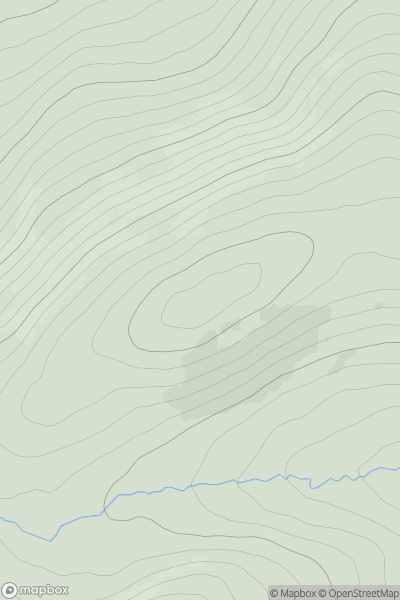 Thumbnail image for Craigrae Beg showing contour plot for surrounding peak