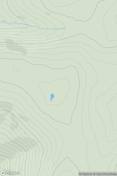 Thumbnail image for Craigangowan showing contour plot for surrounding peak
