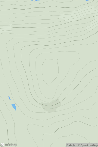 Thumbnail image for Carn Elrig Mor showing contour plot for surrounding peak
