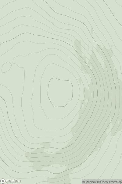 Thumbnail image for Knock of Braemoray showing contour plot for surrounding peak