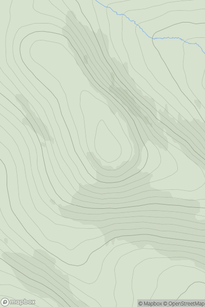 Thumbnail image for Leac Ghorm showing contour plot for surrounding peak