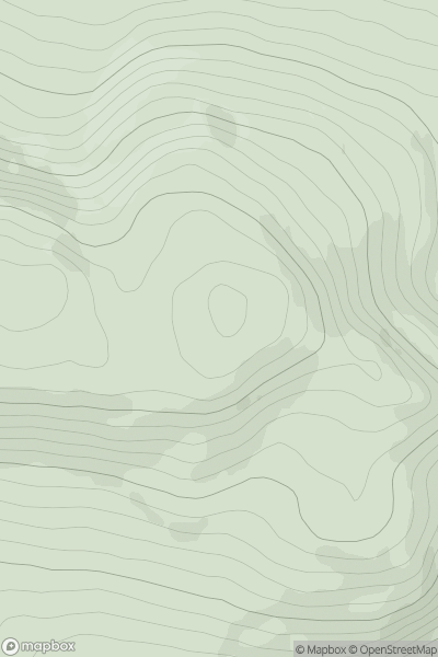 Thumbnail image for Cnocan Mor showing contour plot for surrounding peak